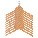 10pcs Children Wooden Coat Hangers Wardrobe Hanger Bar for kids Clothes 32cm