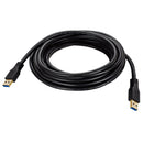 20ft USB 3.0 Type A Male to Male Cable 22AWG for Hard Drive Enclosure Modem