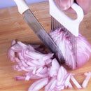 2 PCS Onion Holder for Slicing Vegetable Potato Cutter Slicer full Grip Handle