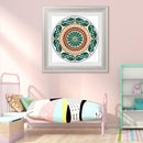 5D DIY Special Shaped Diamond Painting Flower Pattern Cross Stitch Ornament