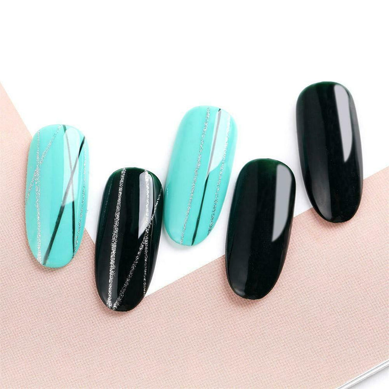 5pcs Painting Drawing Carving Pens Manicure Tool Nail Art UV Gel Brushes Kits