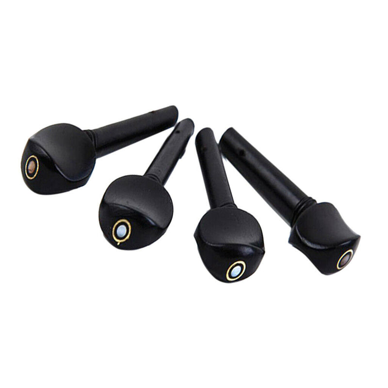 4 Pcs 4/4 Violin Fiddle Tuning Pegs Violin Replacement Parts For Violinist
