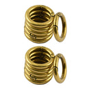 12pcs 25mm O Ring Round Carabiner Snap Clip Trigger Spring Keyring Buckle