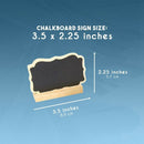 12 Mini Chalkboard Signs Stand-Chalkboard Place Cards Message Board Wedding