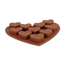 Heart Shape Silicone Cake Mold DIY-Chocolate Soap Molds Cake Form Decoratin U2J5