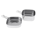 6 Pcs Foldable Handle Picnic Pot Cookware Cooking Supplies Utensils Camping