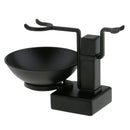Bathroom Shaving Holder Rack Stand +Soap Bowl For Safety Razor Brushes Alloy