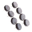 8x 24mm Table Chair Feet Legs Glides Skid Tile Felt Pad Floor Nail Protector