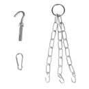 Empty Punching Boxing Bag Hanging Hook and Chains Four Parts Set Sensitivity