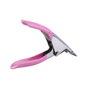 Pink Edge Nail Art Manicure Acrylic UV Gel False Tips Clipper Cutter New A