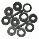 1Pcs 8 Inch 200mm Steel Flat Wire Wheel Brush with 10pcs Adaptor Rings For