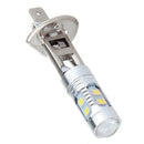 2X H1 50W High Power LED Xenon White Fog Lights Headlight Daytime Bulb 6000K
