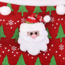 Christmas Applique Candy Gift Re-Usable Wrapping Bag ree Hanging Sack Decor