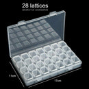 Nail 28 lattice jewelry box can be assembled demolition box nail decoration L7G9
