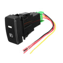 5 Pin Plastic Auto Car Push Button Fog Light