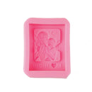 Love Mom Silicone Soap Mold DIY Molds Cake Baking Mold Mothers Day Gift ki3C