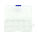 Fishing Lures Hook Bait Plastic Storage Box Adjustable Case Tackle Accessory