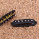 2x Alnico 5 Guitar Single Coil Pickup Neck Pickup Flat Pole ,Neck Position,