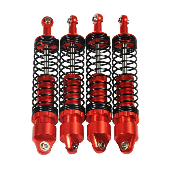 4pcs/Set 110mm Metal RC Car Front and Rear Shock Absorber for 1:10 Truck Car