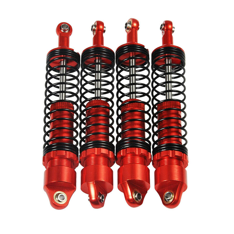 4pcs/Set 110mm Metal RC Car Front and Rear Shock Absorber for 1:10 Truck Car