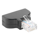 RJ45 Ethernet Male to 8 Pin AV Screw Terminal Adapter for Cat7 Cat6 Cat5