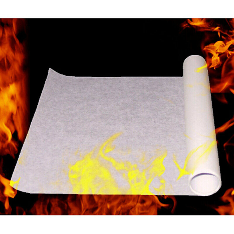 1pcs 50X20cm Fire Paper Flash Flame Paper Magic Props Toys  N azNMCASJsp