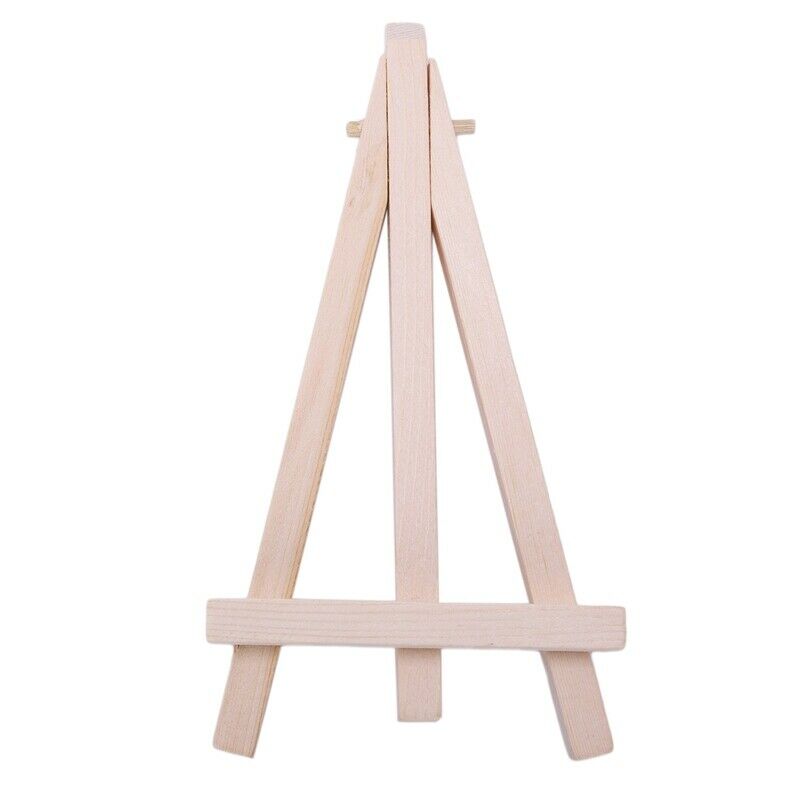 1-10PCS Mini Wooden Cafe Table Number Easel Wedding Place Name Card Holder  F4B2
