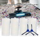 2pcs Side Brush+4pcs Filters Vacuum Cleaner Replacement Kit for Robovac 11S