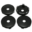 60mm ABS Universal Car Wheel Tire Rims Center Hub Caps Cover Decorative 4pcs