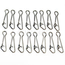 100Pcs Safety Lock Snaps Connectors 15mm Length Fish Fishing Tackle Accessory