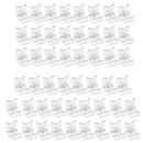 50x Clear Acrylic Lighter Display Easel Stand Store Accessories Bracket Tile