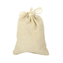 10x Small Burlap Jute Hessian Wedding Favor Gift Bags Drawstring Pouch Sack