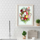 Color Flower Full Drill Round Diamond Painting DIY Mosaic Kit Beaded Art
