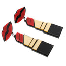 Tassel Earrings - Acrylic Earrings - Lipstick Studs - Women's Earrings