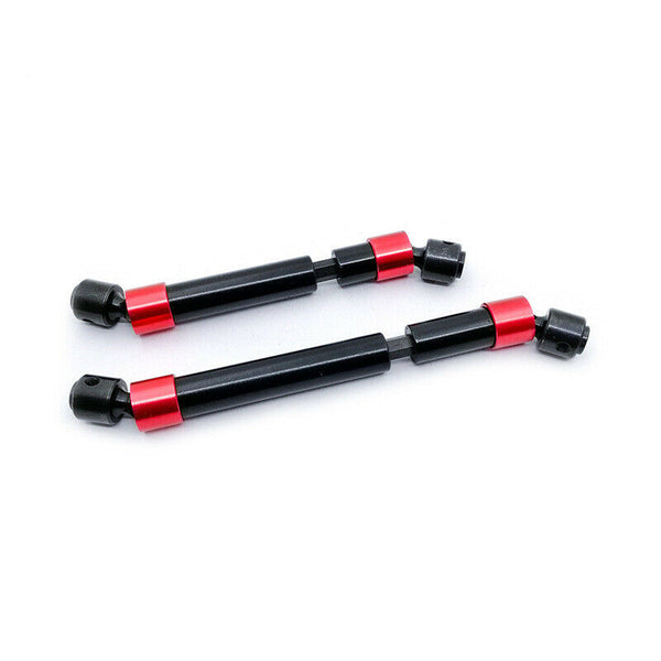 2PCS CVD Steel Front & Rear Drive Shaft For 1/10 RC Crawler Traxxas Trx4 TRX-4