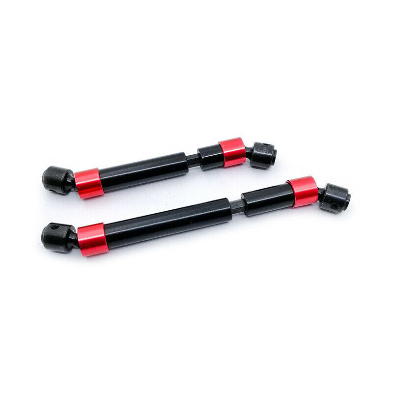 2PCS CVD Steel Front & Rear Drive Shaft For 1/10 RC Crawler Traxxas Trx4 TRX-4