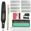 54Pcs Electric Micro Engraver Pen Mini Grinder Set DIY Engraving Tools Kit Metal