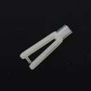 6pcs 2mm Dia Push Rod RC Plane Boat Car Rudder Servo Nylon Clevis Clip Whit Z4E2