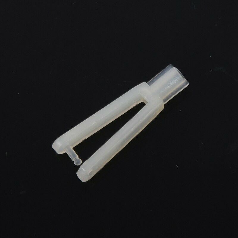 6pcs 2mm Dia Push Rod RC Plane Boat Car Rudder Servo Nylon Clevis Clip Whit Z4E2