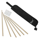 Drum Set Accessories 6Pcs Nylon Drum Sticks + 6Pcs Drum Damper Gel Pads Muf