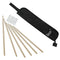 Drum Set Accessories 6Pcs Nylon Drum Sticks + 6Pcs Drum Damper Gel Pads Muf