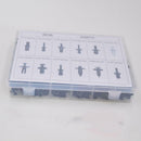 350 Pieces Auto Car Body Push Pin Rivet Fasteners Door Panel Retainer Kit
