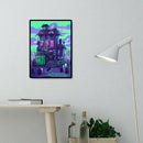 Halloween 5D DIY Full Round Drill Diamond Painting Cross Stitch Kit (WX464)