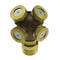 4-Head Brass 1/2" DN15 Garden Watering Agriculture Spray Nozzle Sprinkler