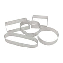 5Pcs/set Cake Mold Ring Stainless Cheese Tower Ring Baking tool Newest Useful