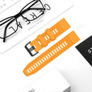22mm Wrist Strap Silicone Sports Watch Band for Garmin Fenix (Amber Yellow)
