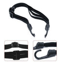 Motorcycle Motorbike Helmet Elastic Rope Strap Luggage Bungee Net W/ 2 Hook
