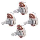 250K, Guitar Bass Split Shaft Potentiometer for Volume or Tone