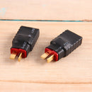 Wireless 2pcs Female for Traxxas to T-Plug Deans Style Connector Battery Adapter