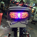 Motorcycle Modified Red Amber lamp led wing tail lamp rear taillight with s